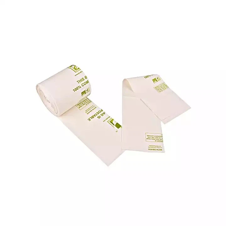 Hot Sale Disposable Plastic Garbage Bag Bio Degradable Flat Pocket Trash Bag Custom Rubbish Bag