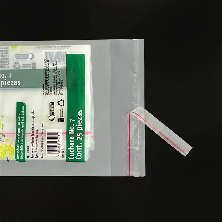 Matte Surface Hookable Thin Self-adhesive Bag