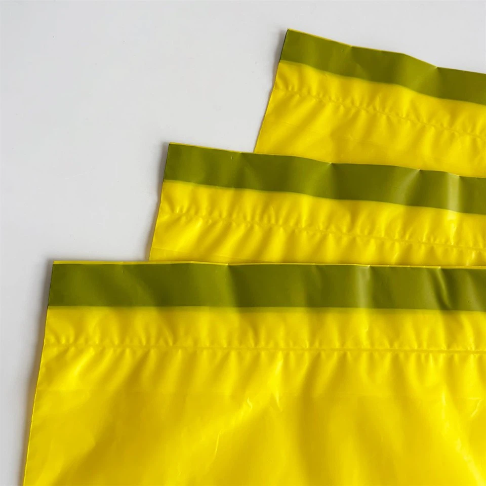 yellow bin bag