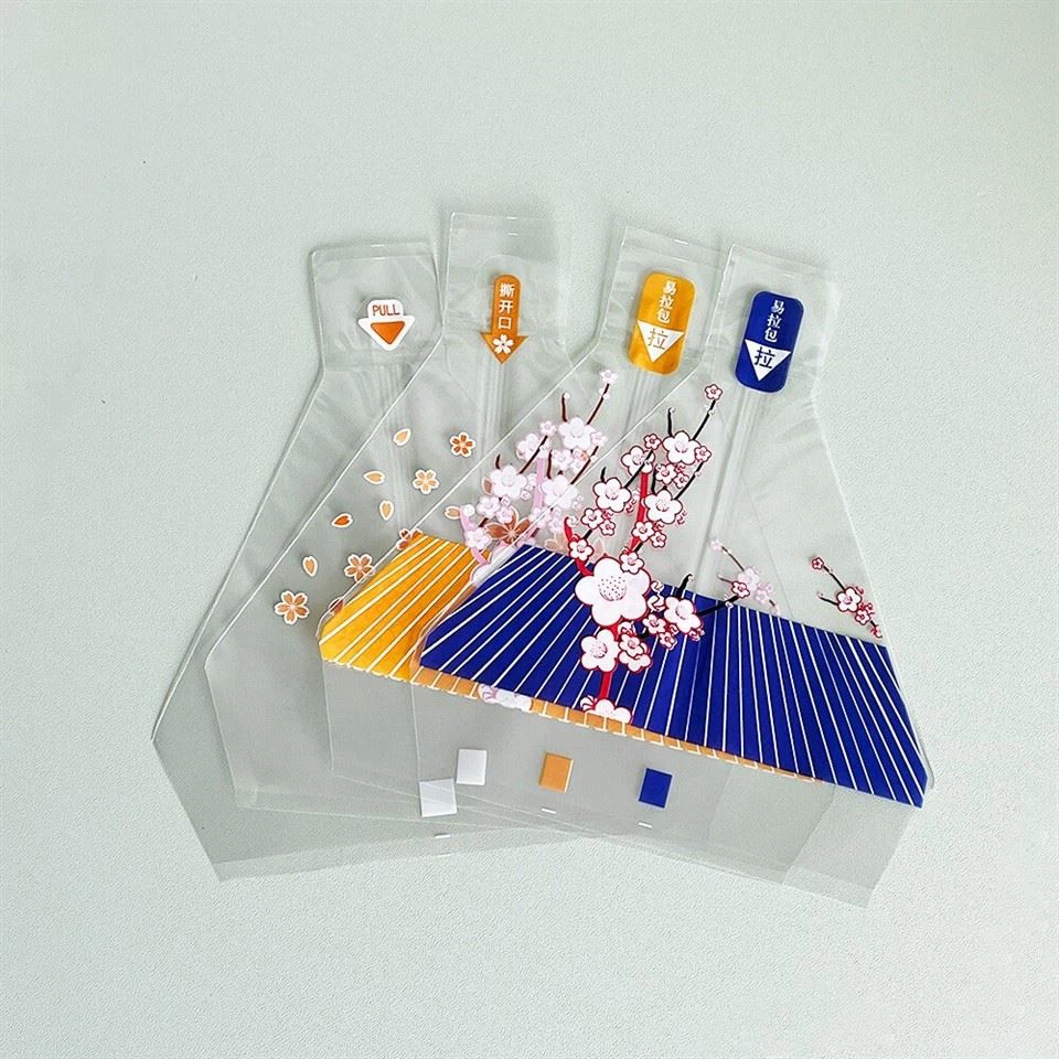 Plastic rice ball bag