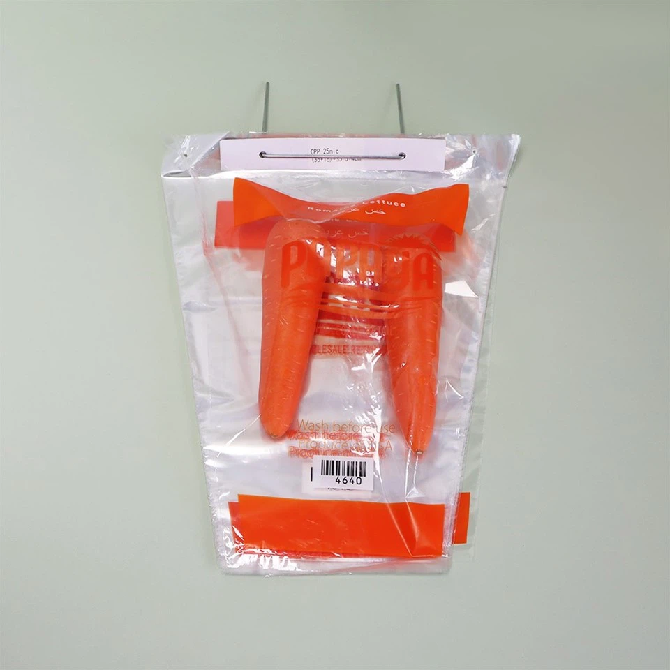 Automatic packaging of fresh fruit and vegetable wicket bags