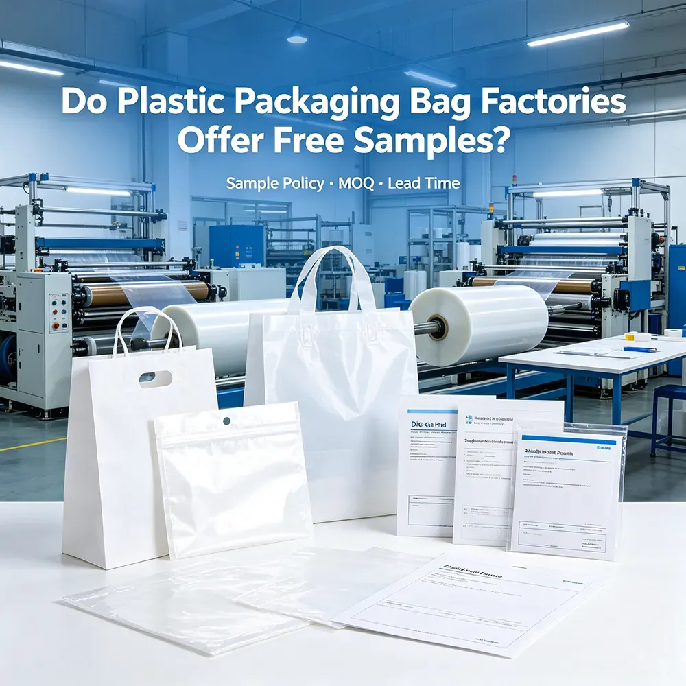 プラスチック包装袋工場は無料サンプルを提供していますか?