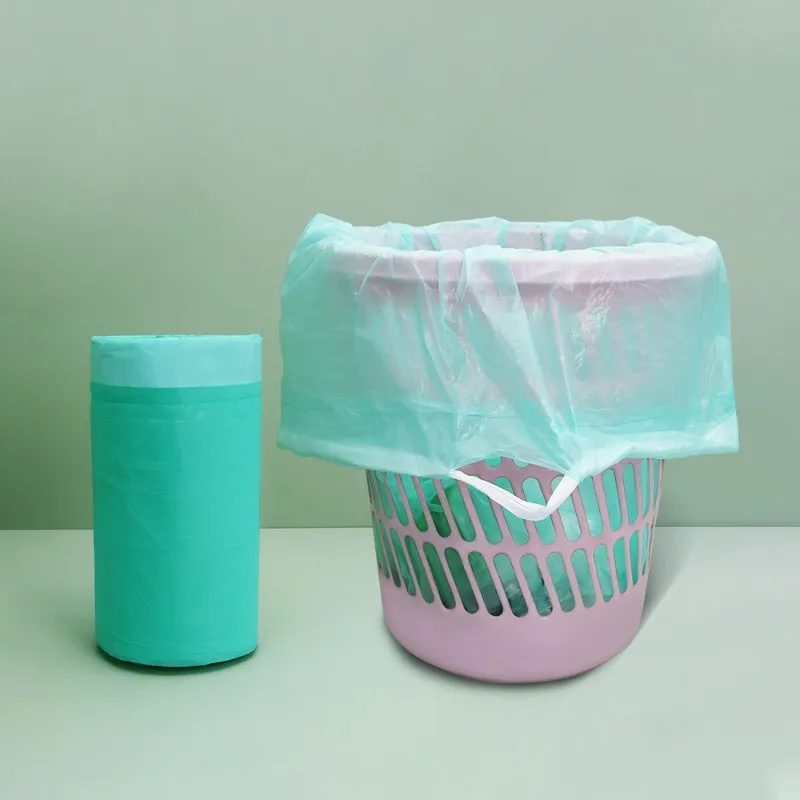 Drawstring garbage bag Drawstring garbage bag