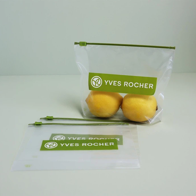 Transparent plastic slide bag Transparent plastic slide bag