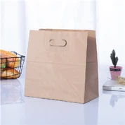 クラフト紙パンチバッグギフトボックスバッグ