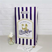 マチ付きスタンディングプラスチックハンドショッピングバッグ