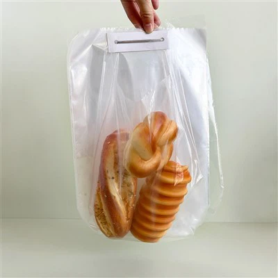 ウィケット付き透明ポリエチレン袋